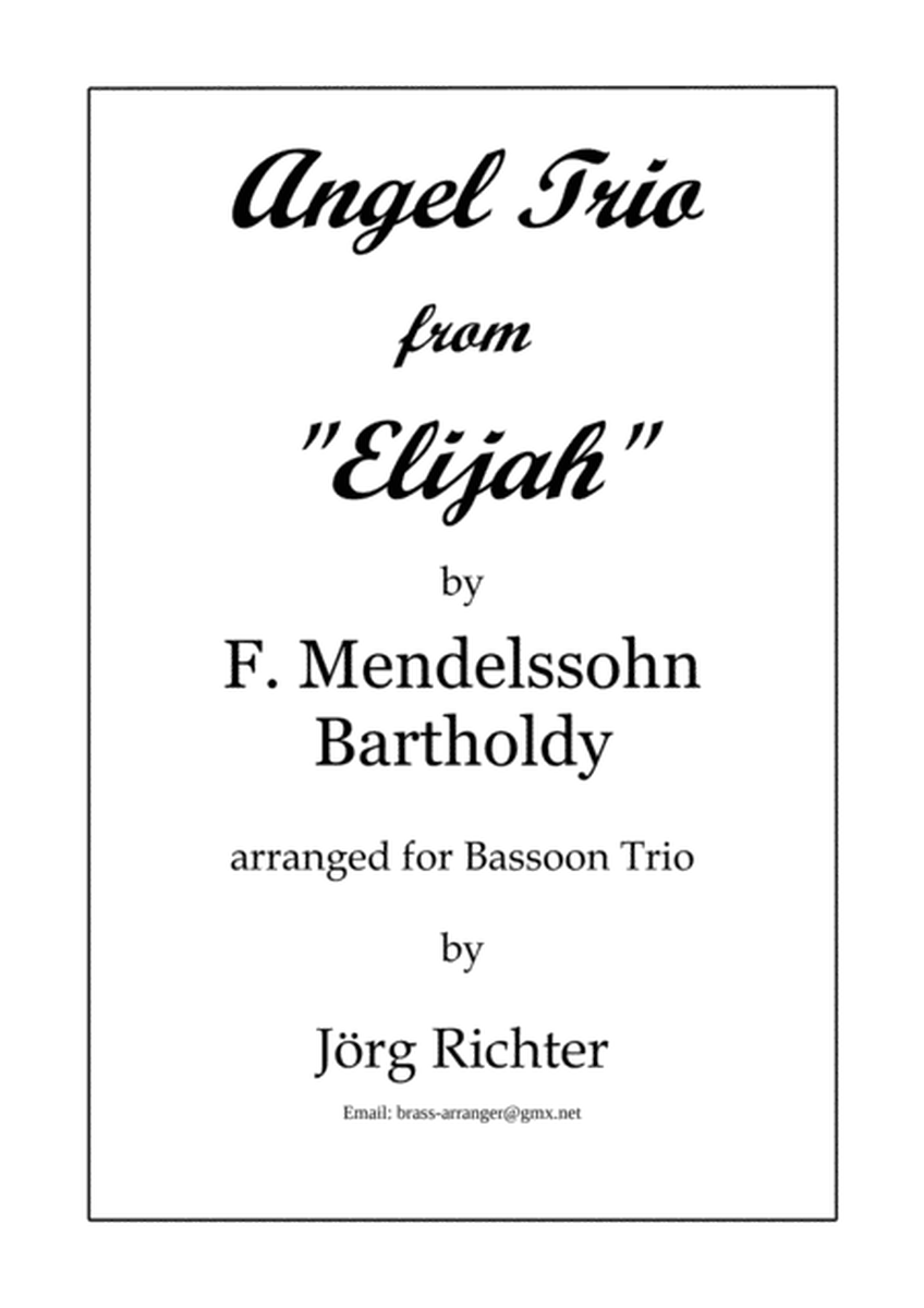 Engel Trio aus Mendelssohns "Elias" für Fagott Trio image number null