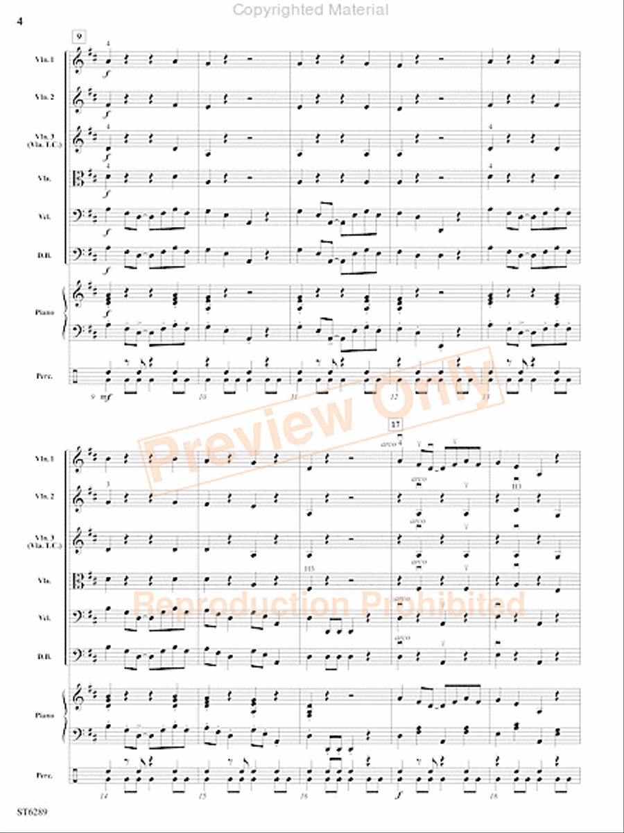 Calypso Sea String Orchestra scores gallery preview page 5