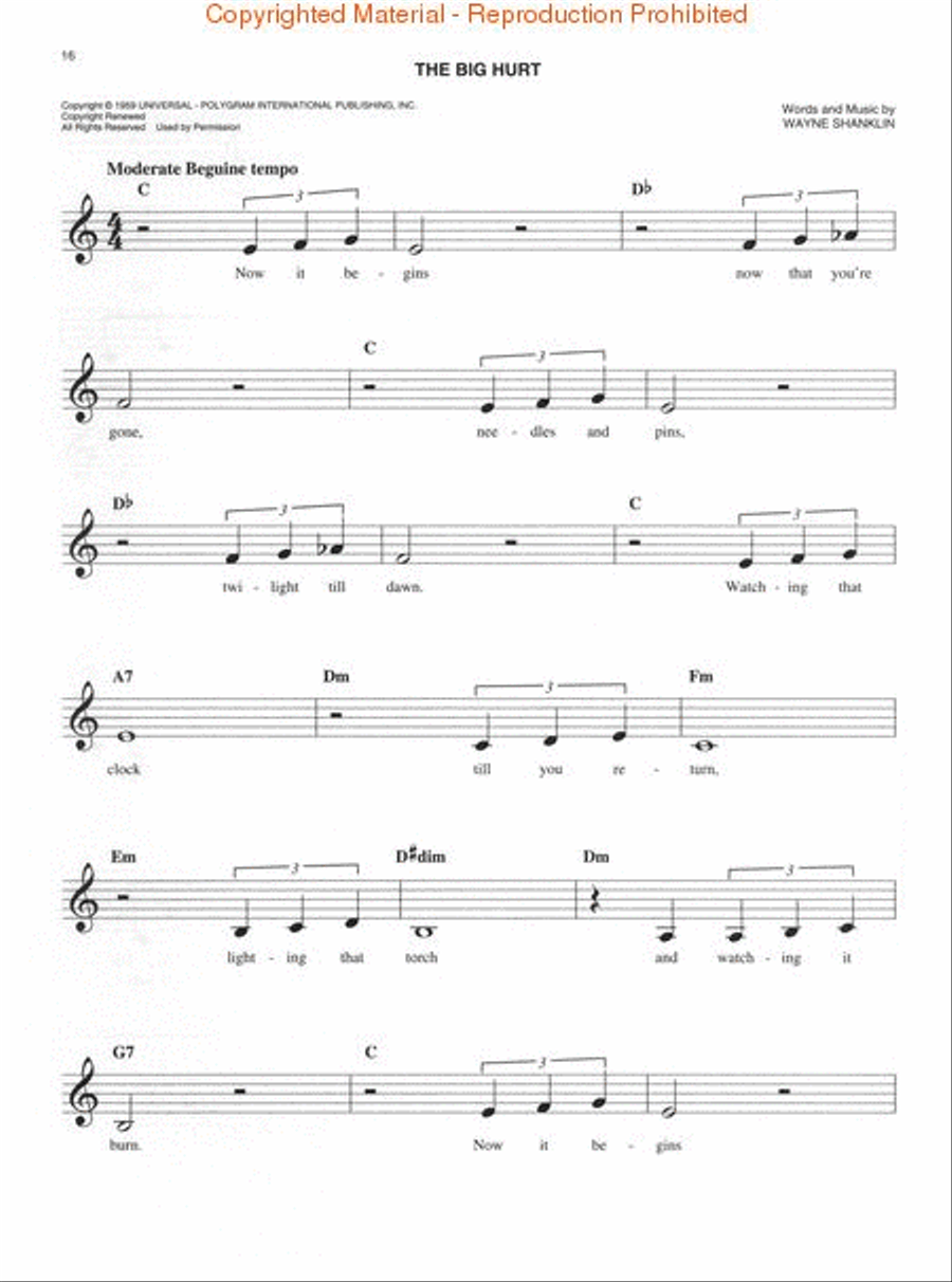 The Easy Fifties Fake Book Piano scores gallery preview page 4