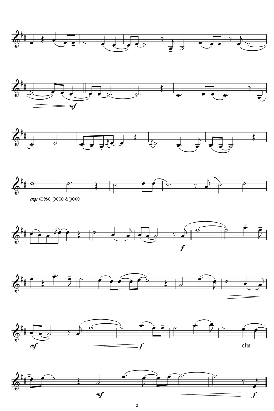 Leaving So Soon? Clarinet Solo scores gallery preview page 2
