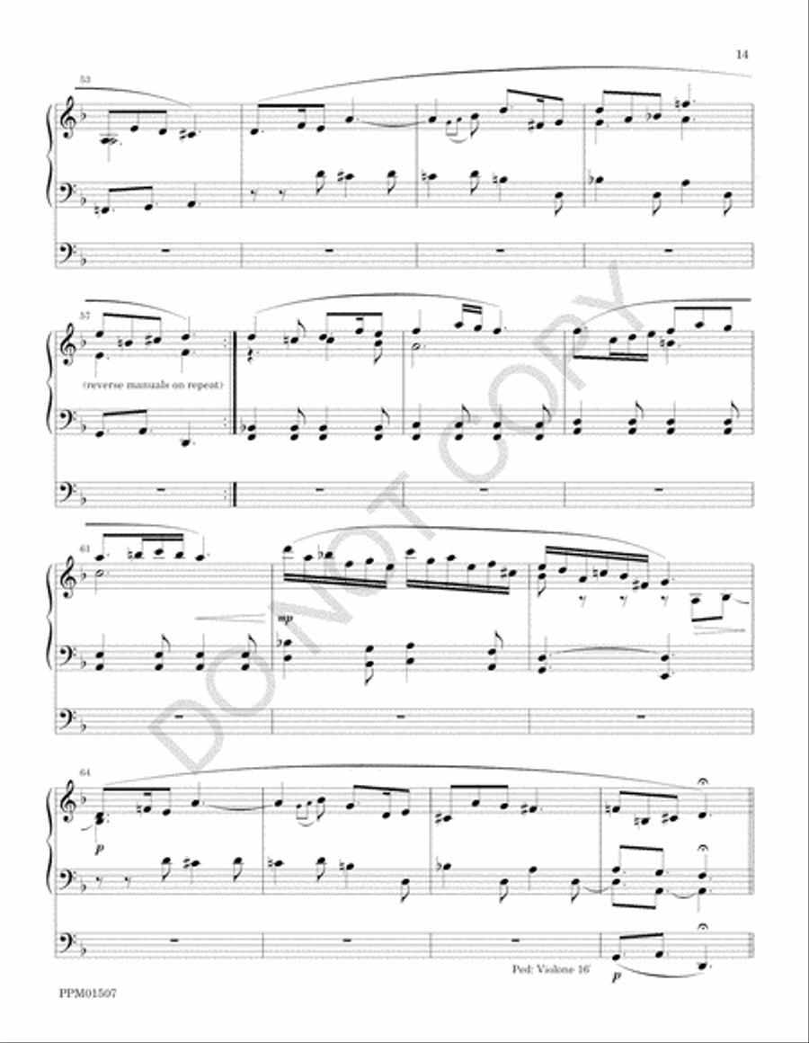 Charles Wesley Organbook Organ scores gallery preview page 20