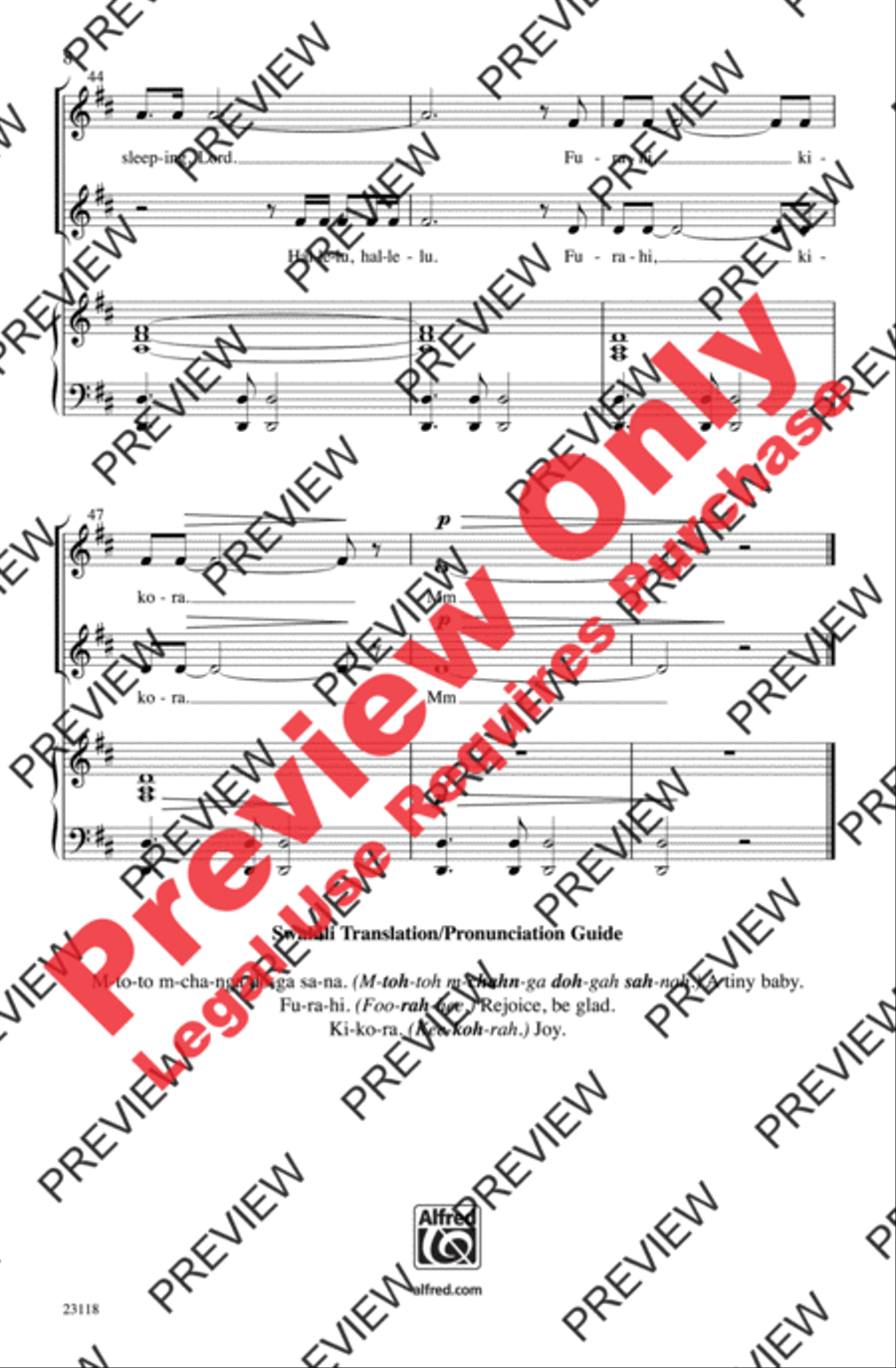 Christmas Kum Ba Ya Christmas Kum Ba Ya 2-Part scores gallery preview page 8