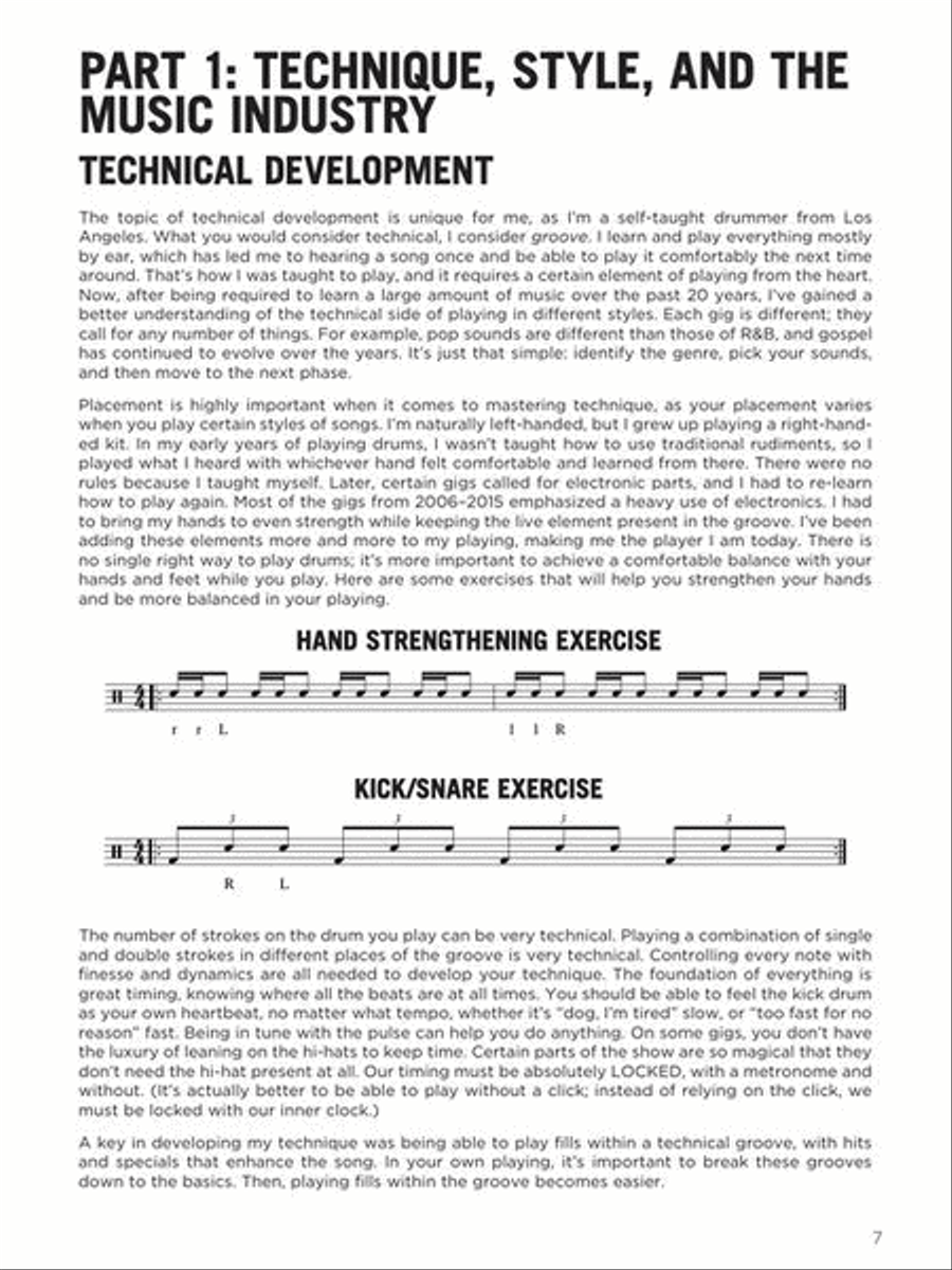 Pop, R&B and Gospel Drumming Drums scores gallery preview page 6