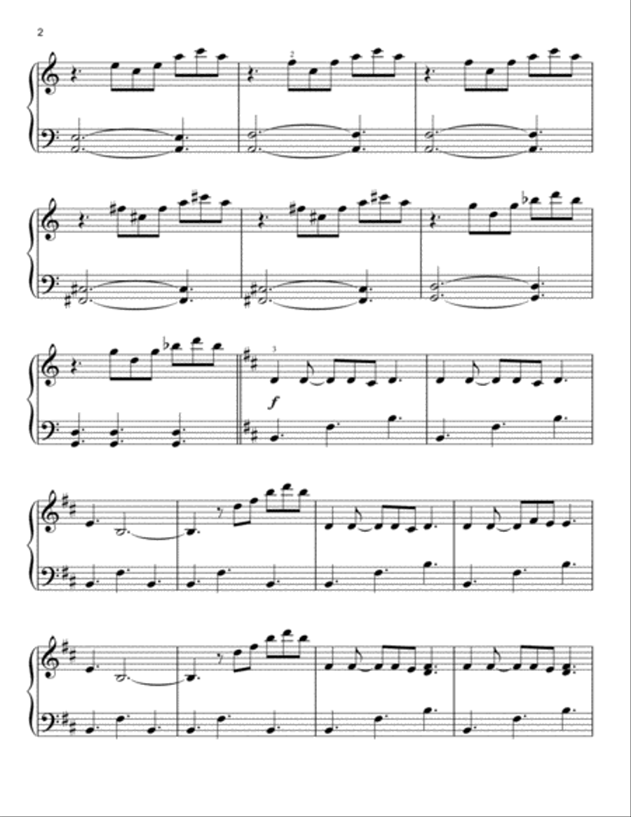 Meet Han (from Solo: A Star Wars Story) Easy Piano scores gallery preview page 2