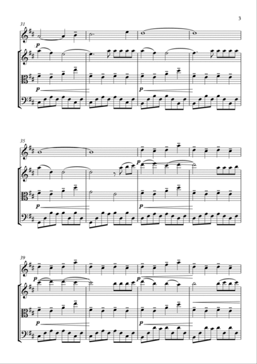 Secrets String Quartet scores gallery preview page 3