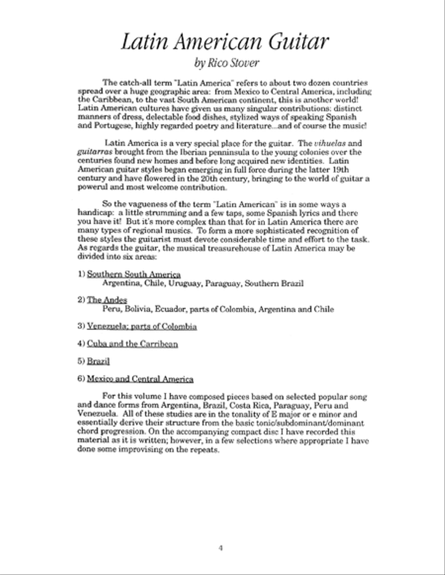 Latin American Guitar Guide Acoustic Guitar scores gallery preview page 6