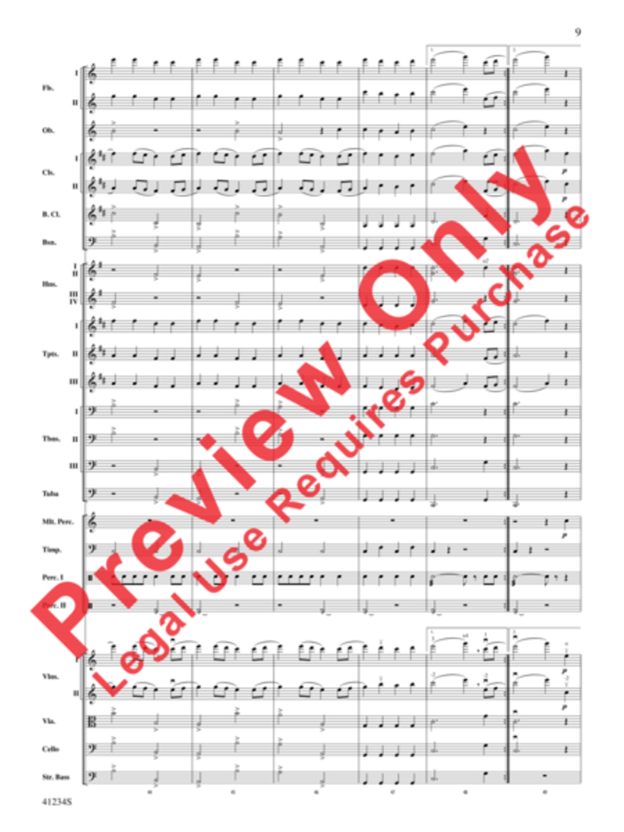A Dance of Clowns A Dance of Clowns Full Orchestra scores gallery preview page 10