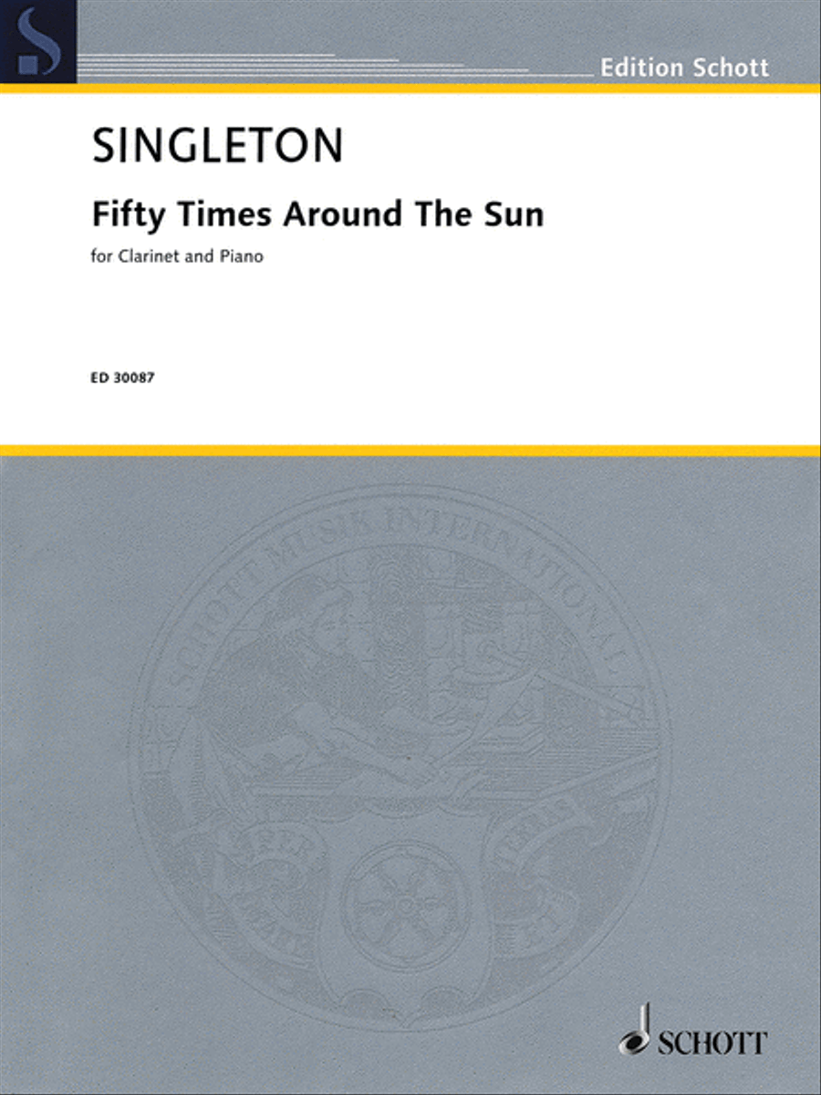 Fifty Times Around the Sun Clarinet Solo scores gallery preview page 1