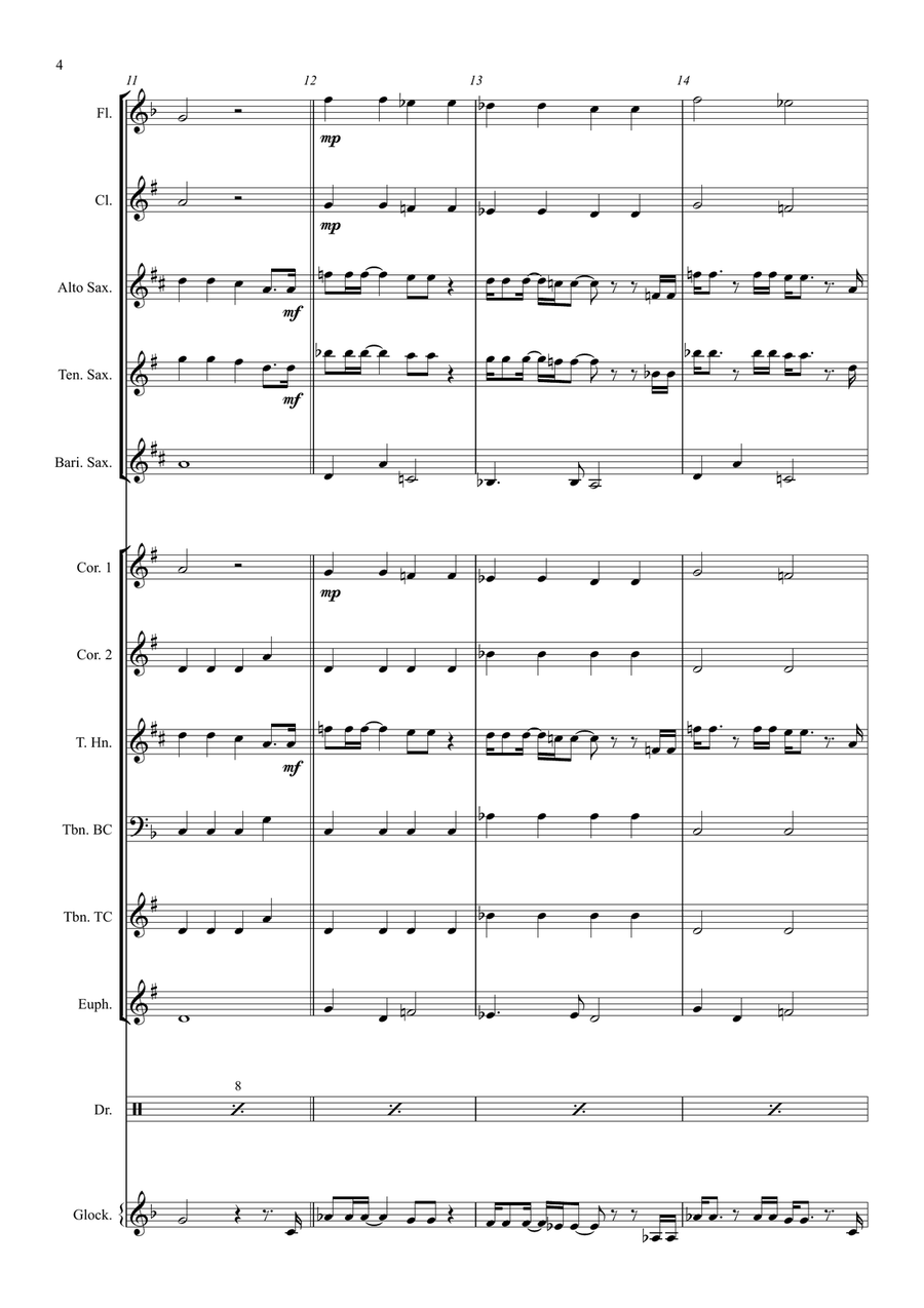 Electricity from the Broadway Musical BILLY ELLIOT Electricity from the Broadway Musical BILLY ELLIOT Large Ensemble scores gallery preview page 4