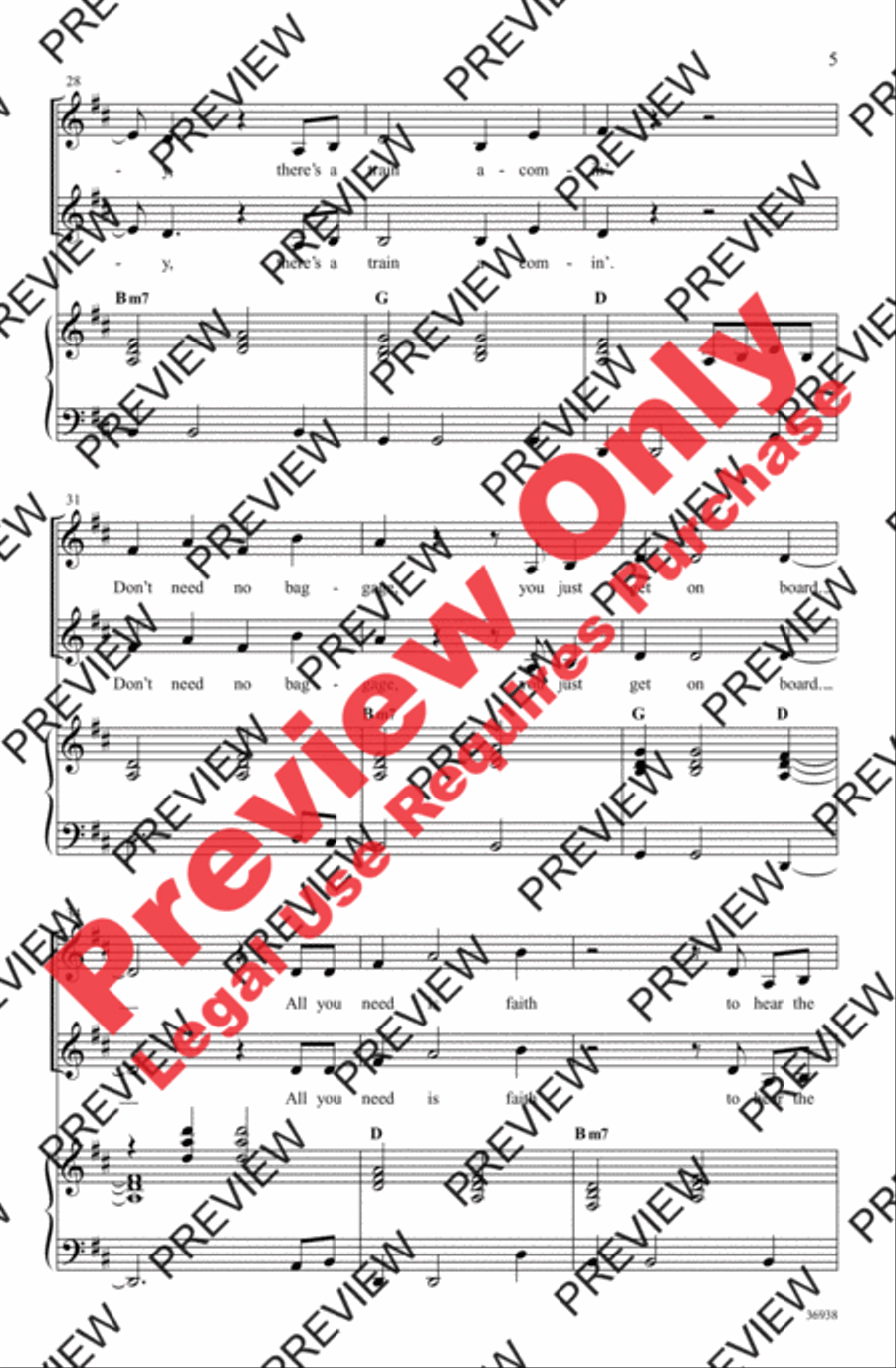 People Get Ready Women's Choir scores gallery preview page 5