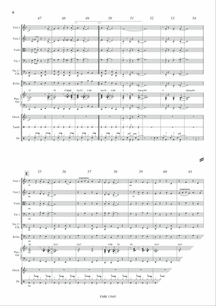 Christmas Glory String Quintet scores gallery preview page 7