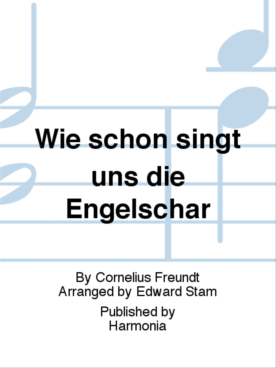 Wie schön singt uns die Engelschar 4-Part scores gallery preview page 1