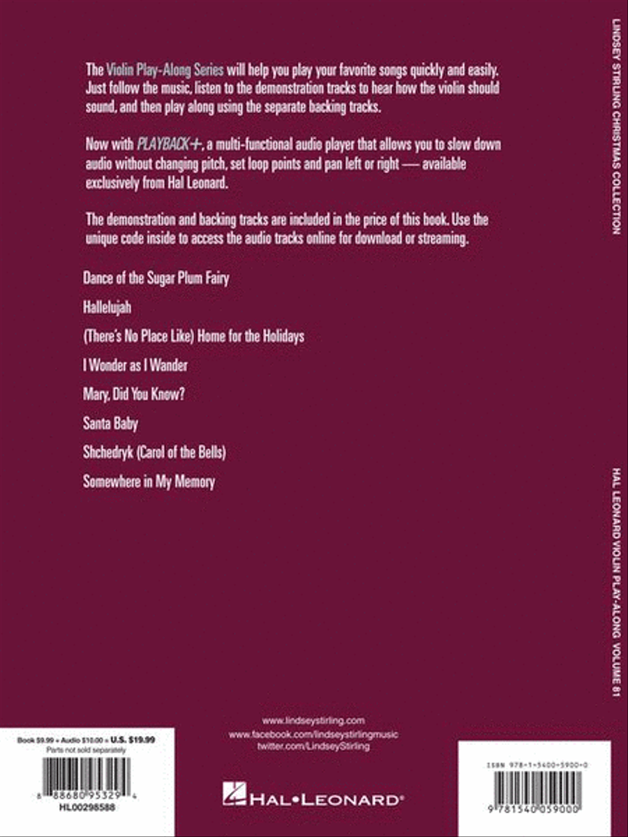 Lindsey Stirling – Christmas Collection Violin Solo scores gallery preview page 6