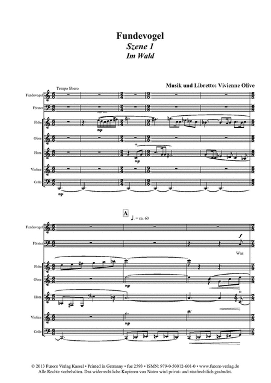 Fundevogel Flute scores gallery preview page 2
