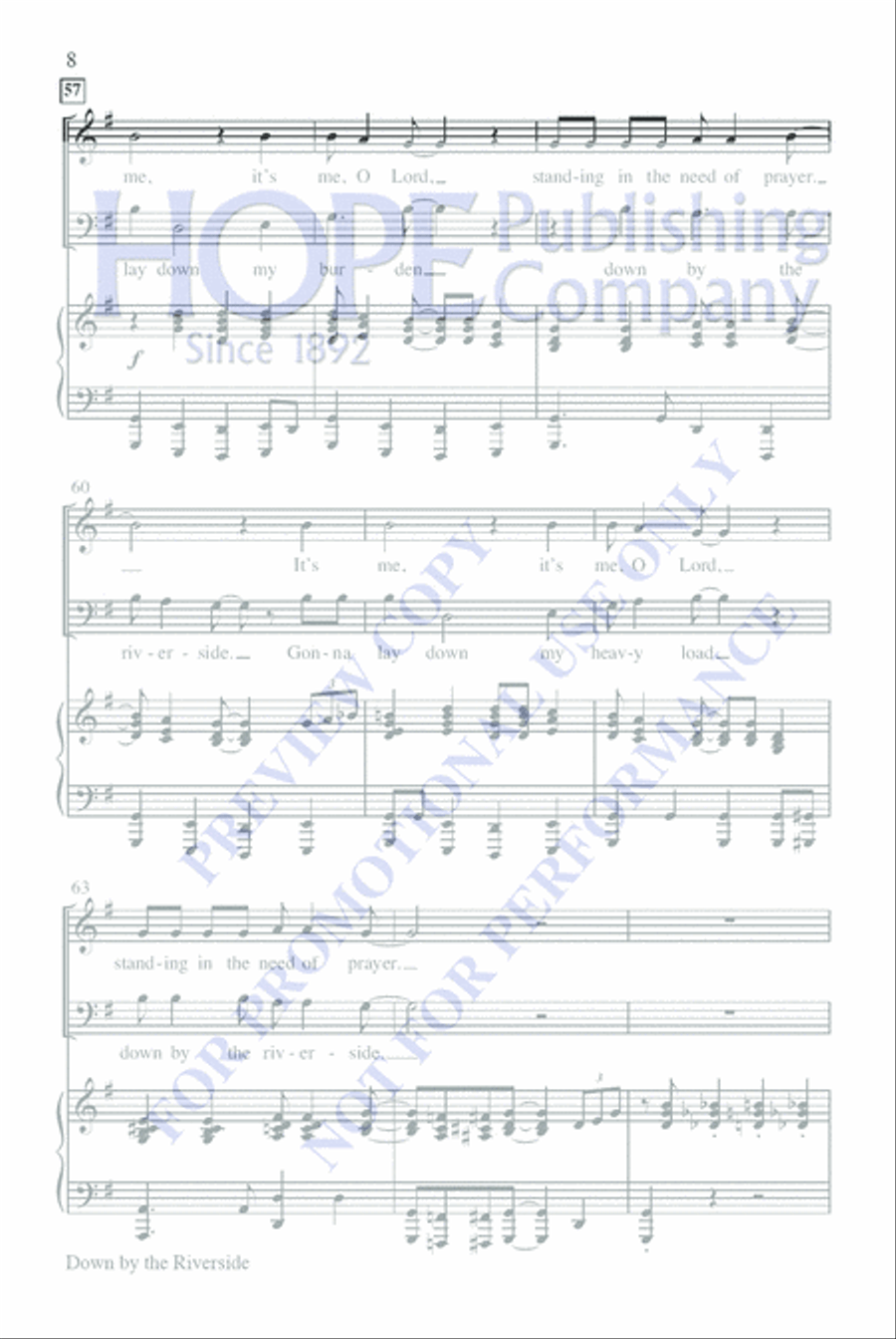 Gospel Greats 3-Part scores gallery preview page 9