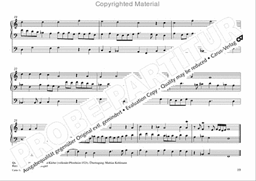 Freiburger Orgelbuch: Stammteil Organ Solo scores gallery preview page 20