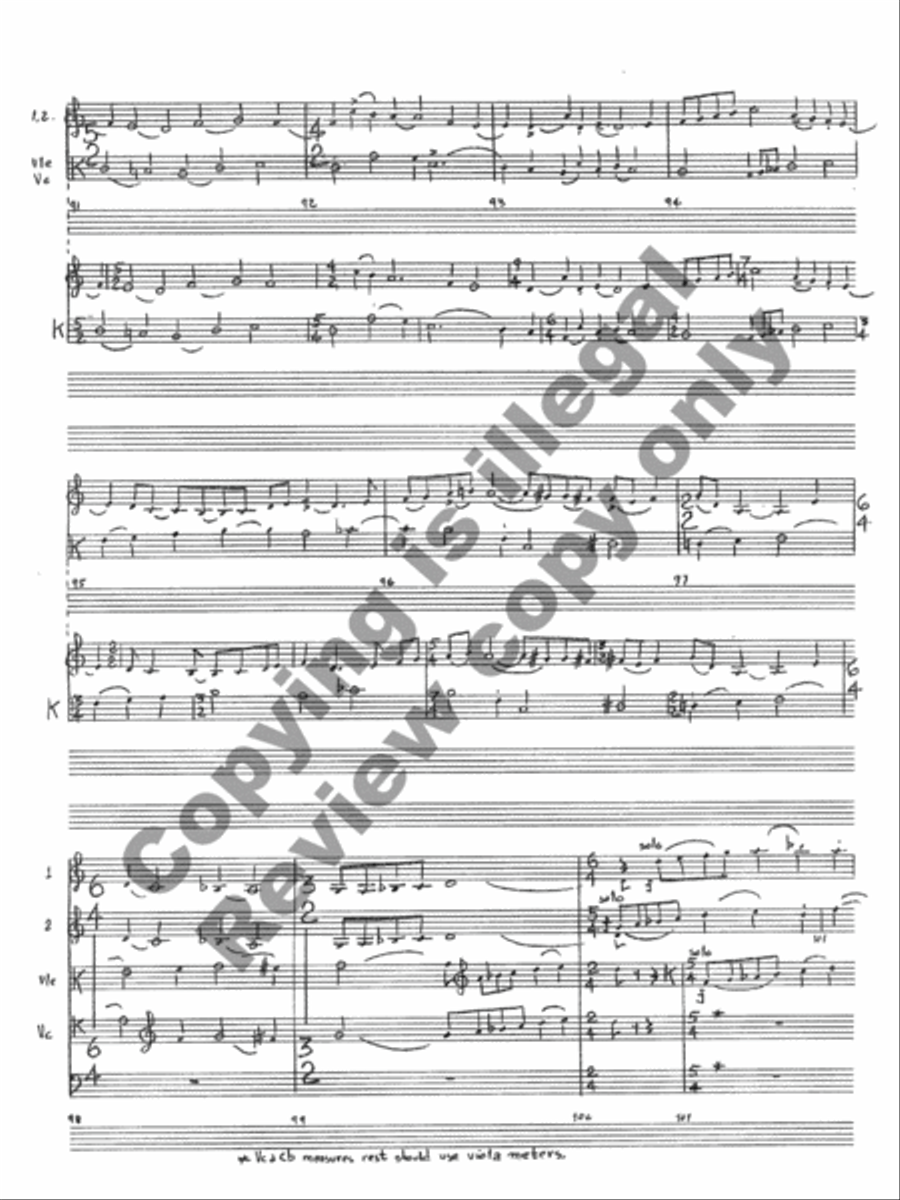 In Praise of Ockeghem (String Orchestra Set) String Orchestra scores gallery preview page 10