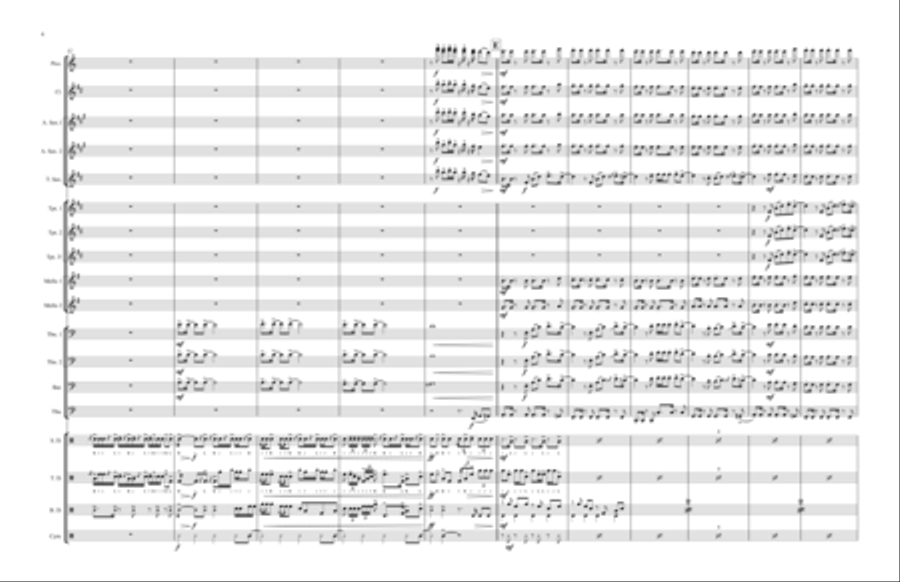 Danza Kuduro Marching Band scores gallery preview page 4