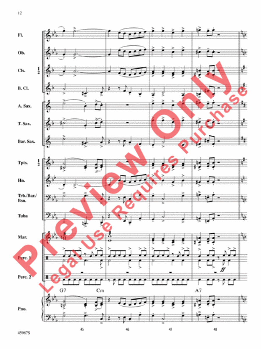 El Taco Picante Concert Band scores gallery preview page 13