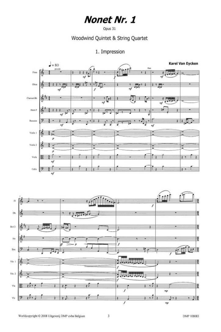 Nonet Flute scores gallery preview page 2