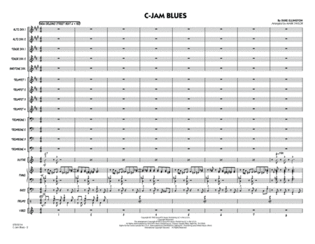 C-Jam Blues (arr. Mark Taylor) - Conductor Score (Full Score)