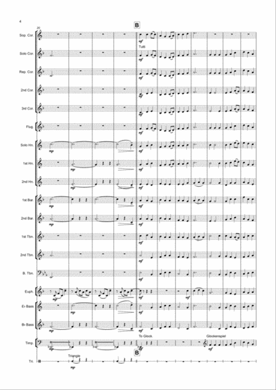 Be Thou My Vision Brass Ensemble scores gallery preview page 4