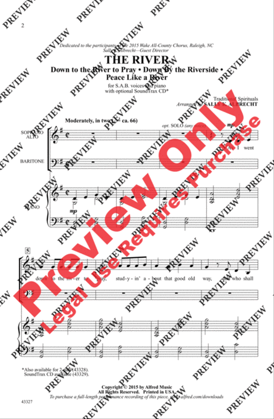The River 3-Part scores gallery preview page 2