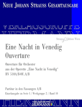 Book cover for Eine Nacht in Venedig - Ouverture RV 510A/B-OU.A/B