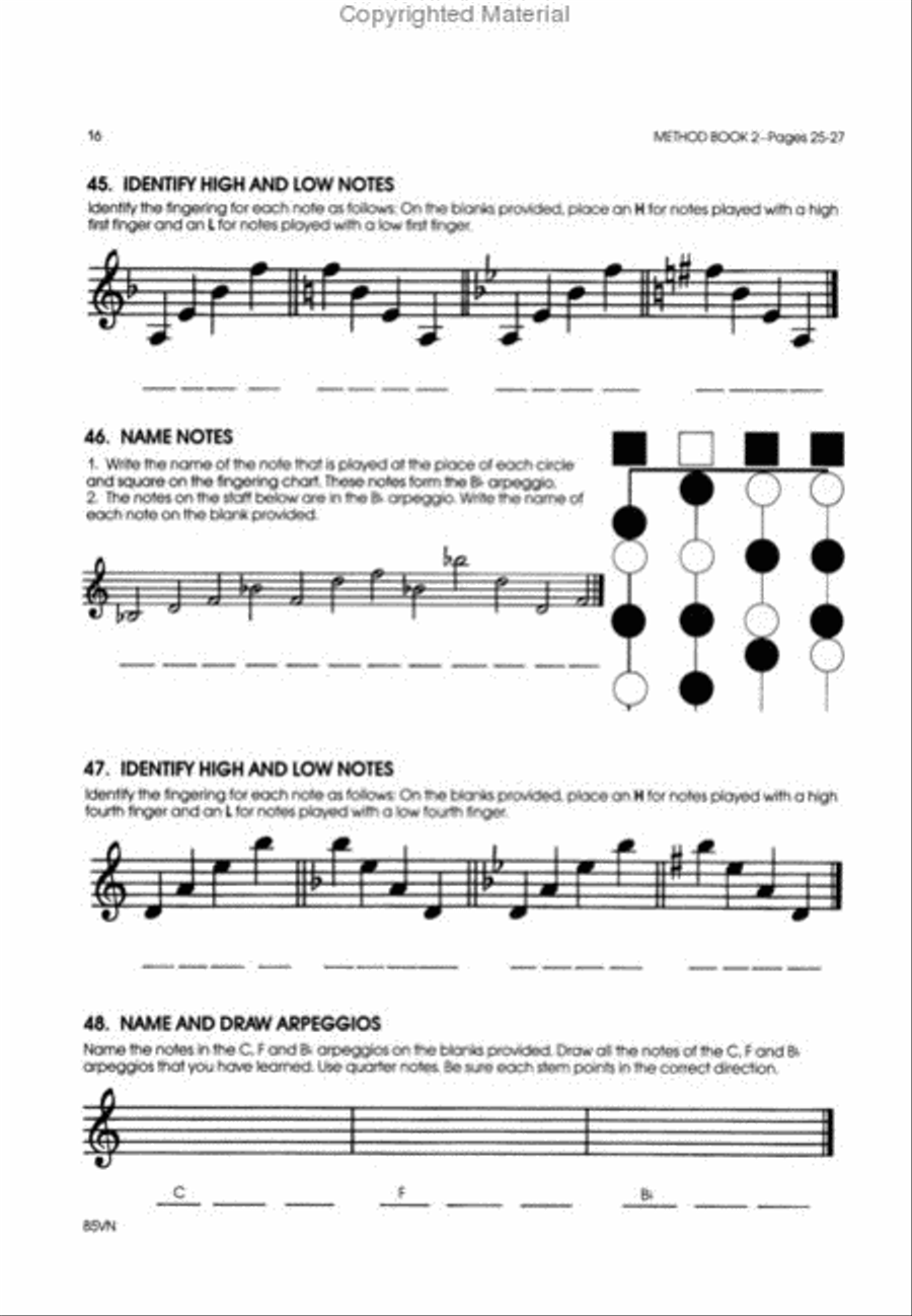 All For Strings Theory Workbook 2 - Violin