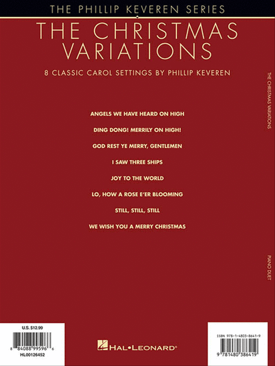 The Christmas Variations Piano Duet scores gallery preview page 2