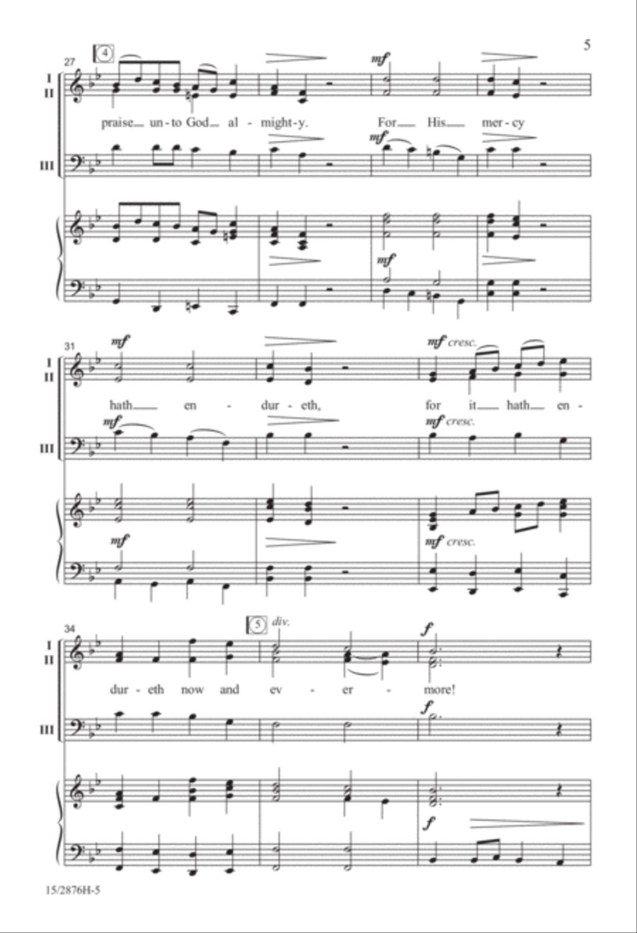 Praise Him! 3-Part scores gallery preview page 5
