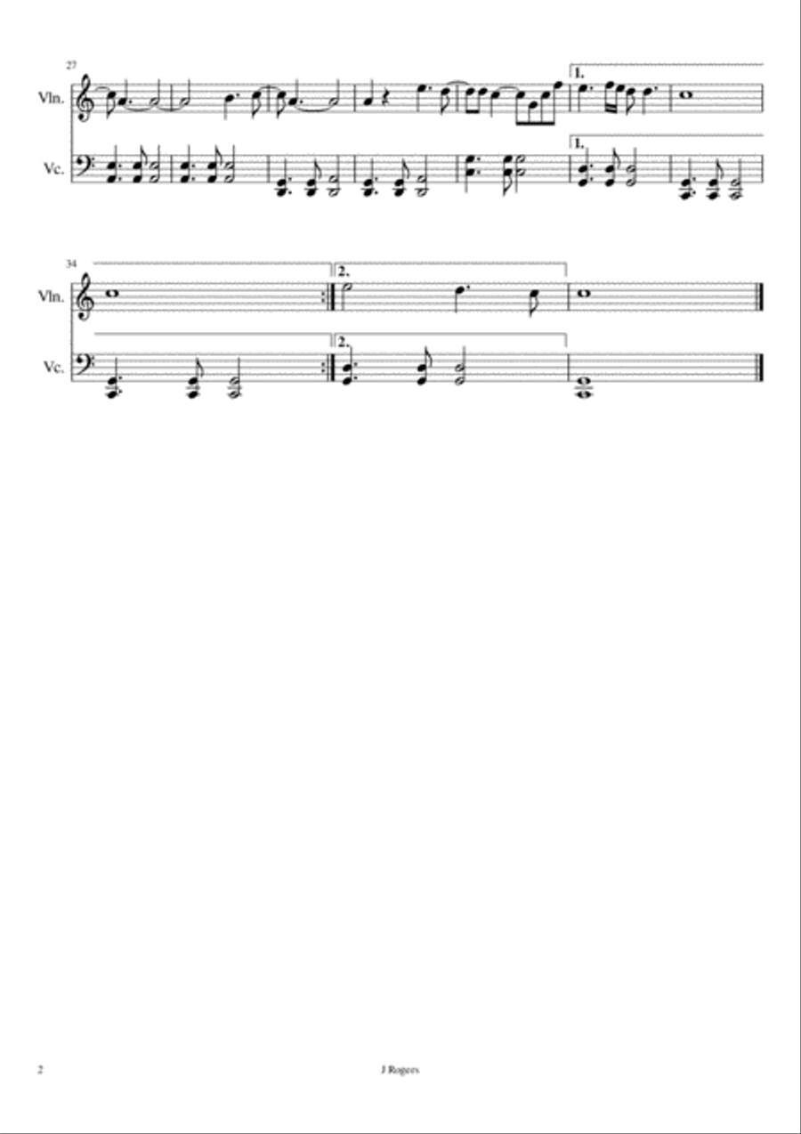 Come What May String Trio scores gallery preview page 2