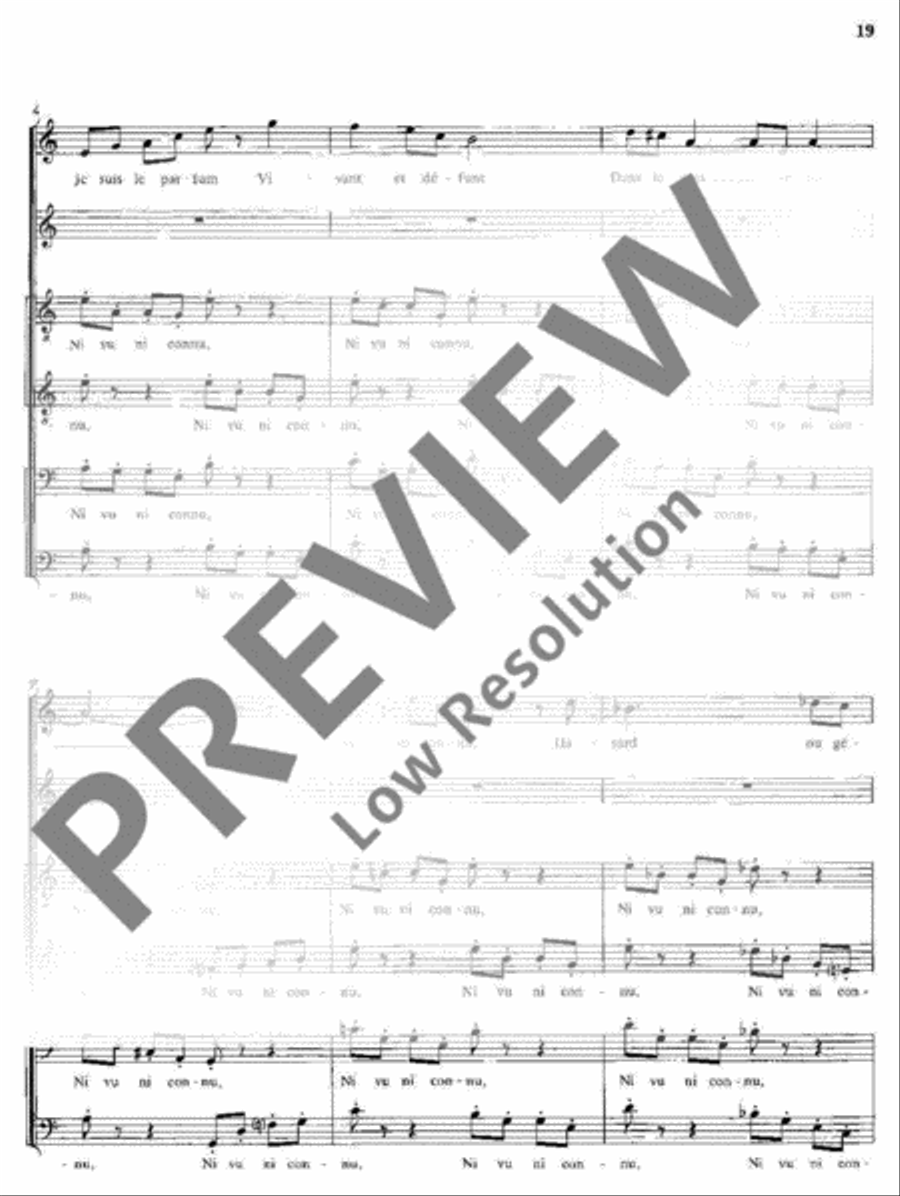 Trois Poèmes de Paul Valéry SSAATTBB scores gallery preview page 20