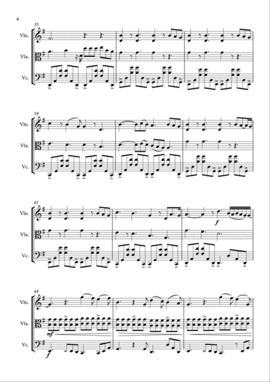 Perfect String Trio scores gallery preview page 5