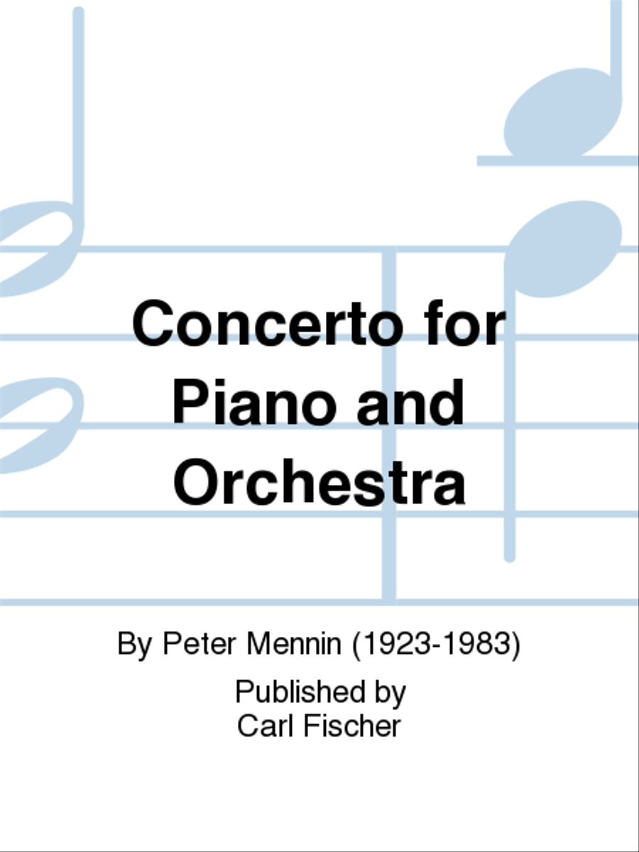 Concerto For Piano And Orchestra Piano Solo scores gallery preview page 1
