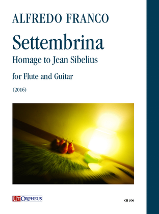 Book cover for Settembrina. Homage to Jean Sibelius for Flute and Guitar (2016)