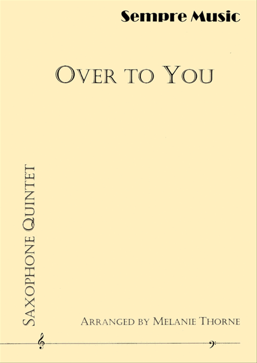 Over To You Tenor Saxophone scores gallery preview page 1