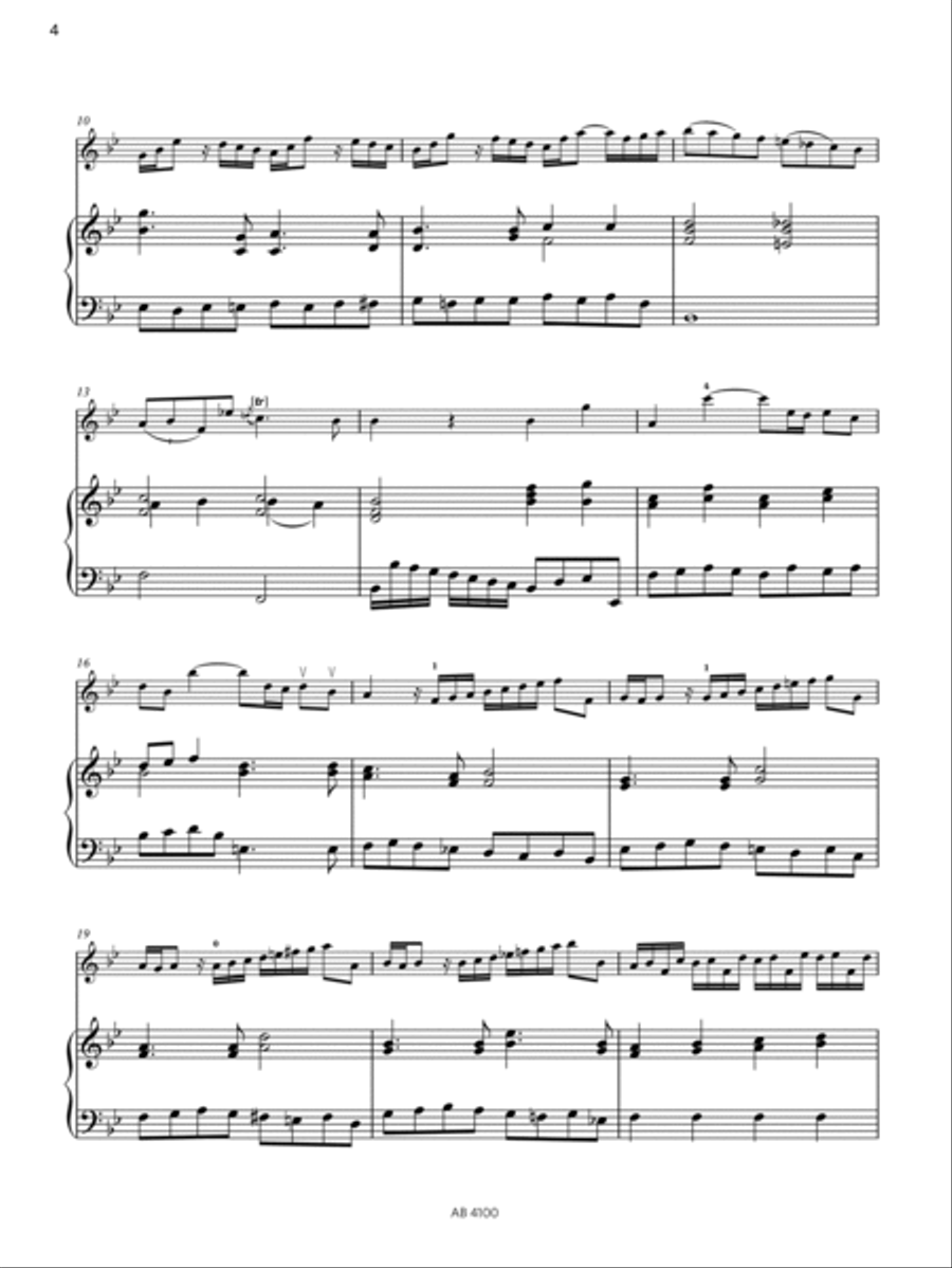 Allegro (Grade 6, A2, from the ABRSM Violin Syllabus from 2024) Violin Solo scores gallery preview page 4