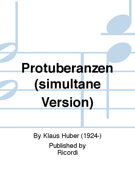 Protuberanzen (simultane Version)