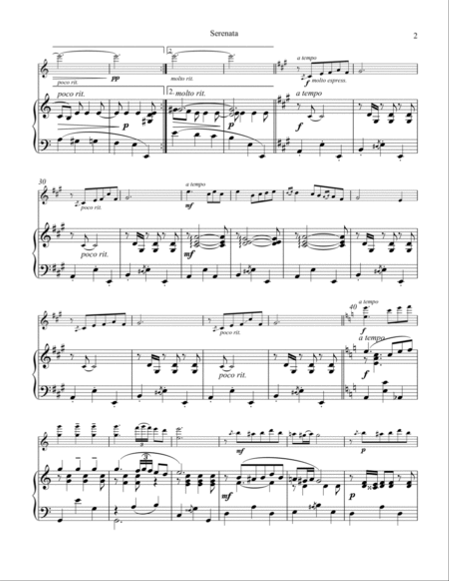 5 Spanish Dances arranged for classical guitar and piano 5 Spanish Dances arranged for classical guitar and piano Acoustic Guitar scores gallery preview page 3