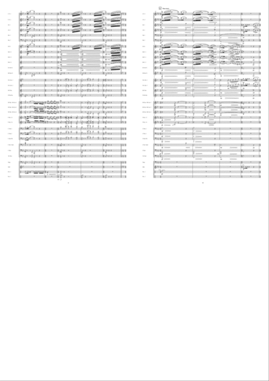 The Sea Hawk Concert Band scores gallery preview page 6