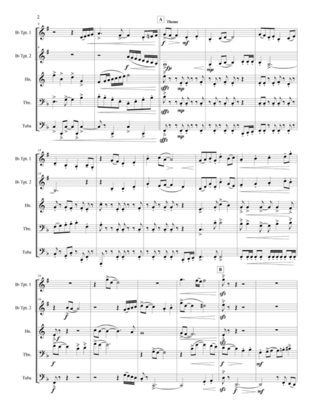 Variations of Joy (for Brass Quintet) image number null