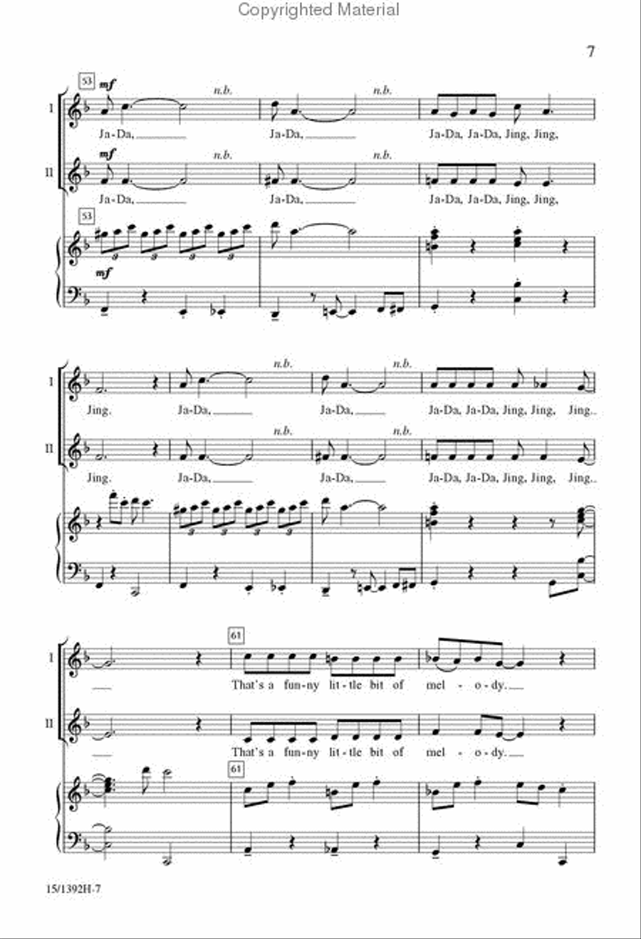 Ja-Da Ja-Da 2-Part scores gallery preview page 8