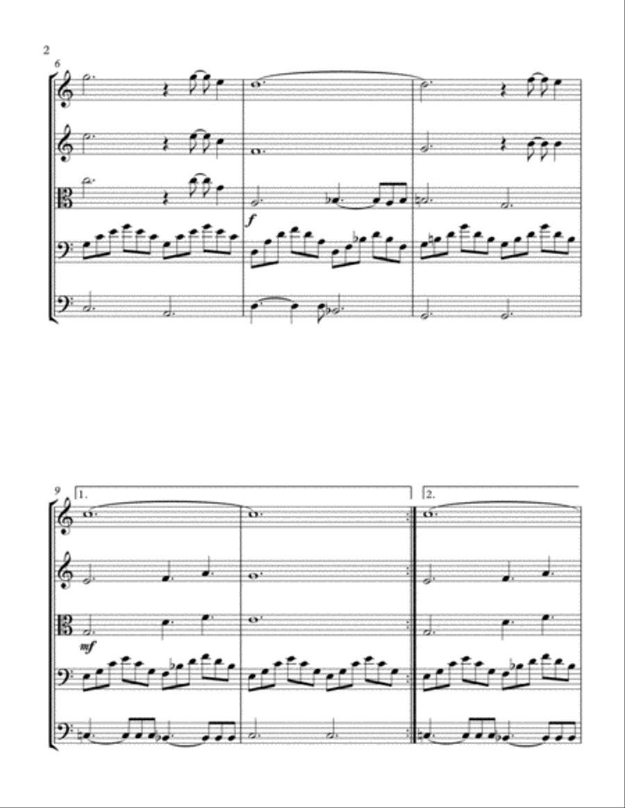 In My Room String Orchestra scores gallery preview page 2