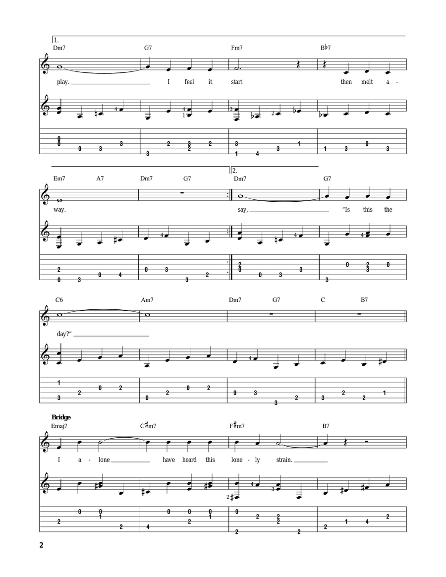 The Song Is You Guitar Solo scores gallery preview page 2
