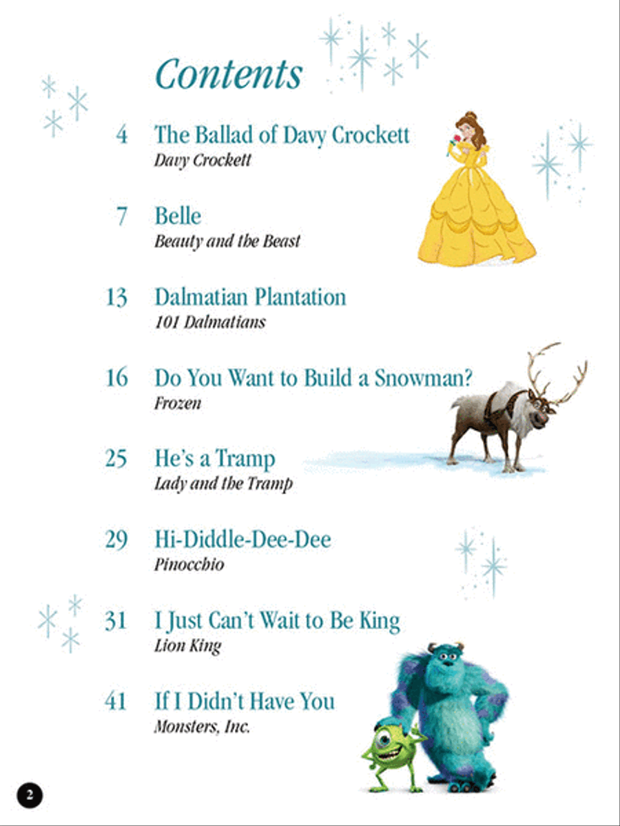 Disney's My First Songbook – Volume 5 Easy Piano scores gallery preview page 2