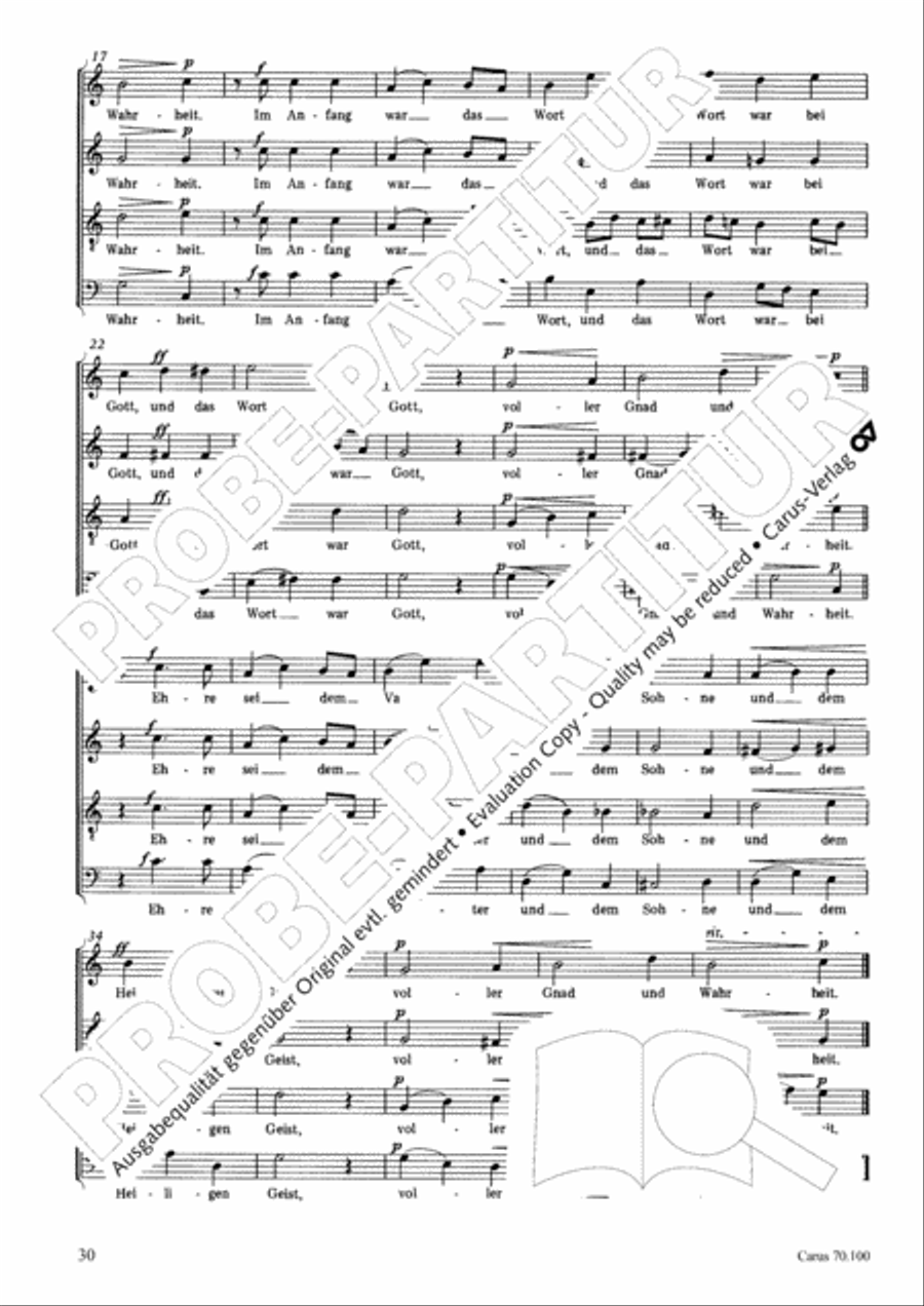 Geistliches Chorbuch der Romantik Choir scores gallery preview page 31