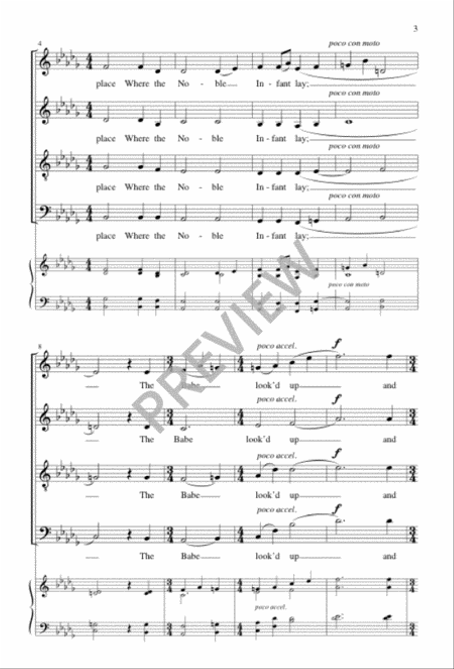 In the Holy Nativity of Our Lord 4-Part scores gallery preview page 3