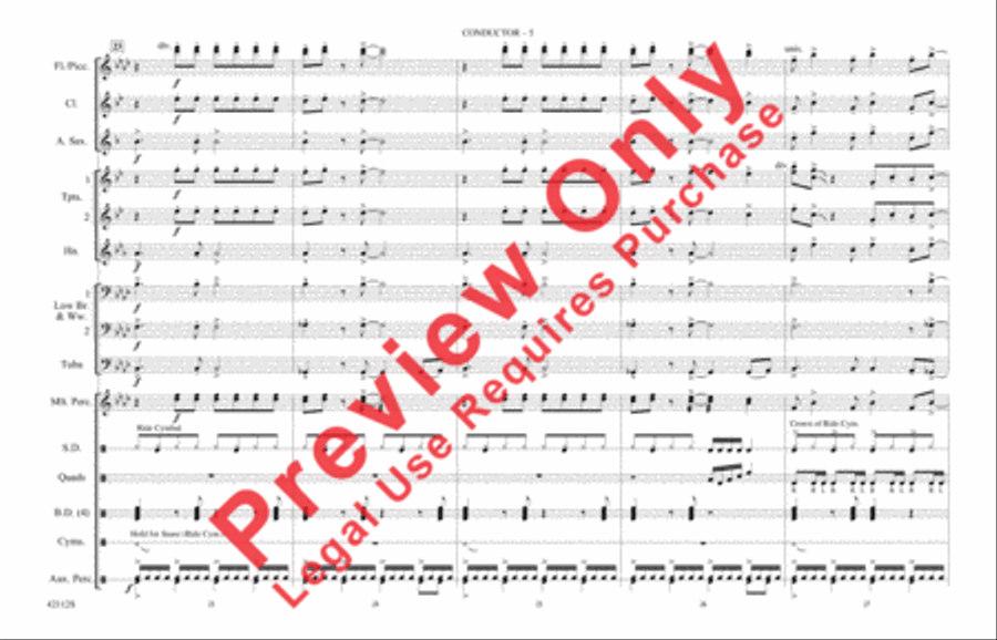 Strutter Marching Band scores gallery preview page 6