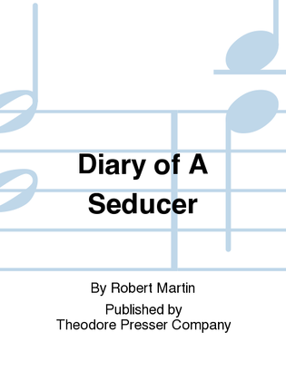Book cover for Diary of A Seducer